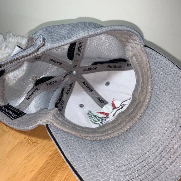 AZ Traditions Baseball Cap Reebok Grey Embroidery Mesh Hook & Loop Adjustable - Picture 3 of 4